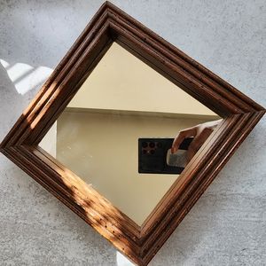 Vintage wooden mirror
